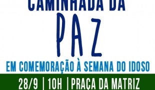 Caminhada da Paz marca Semana do Idoso em Peruíbe