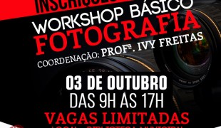 Cultura recebe inscrições para Workshop Básico de Fotografia