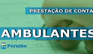 PRESTAÇÃO DE CONTAS – AMBULANTES