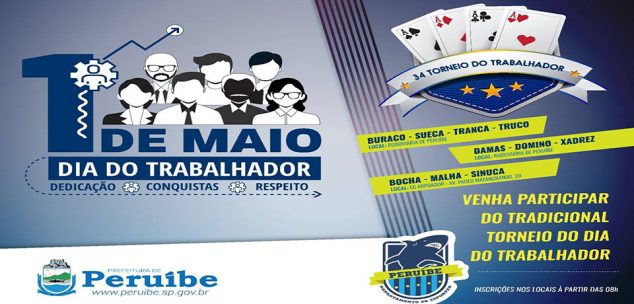 1° DE MAIO – 34º TORNEIO DO TRABALHADOR