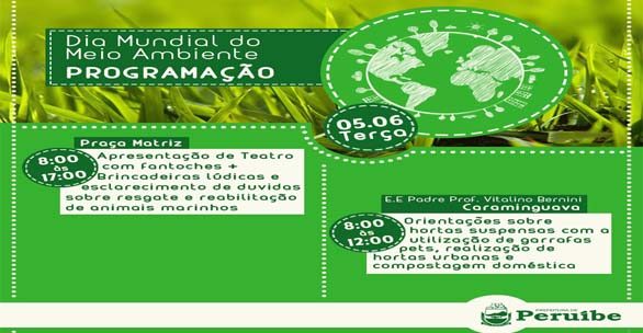 Dia Mundial do Meio Ambiente tem atividades programadas