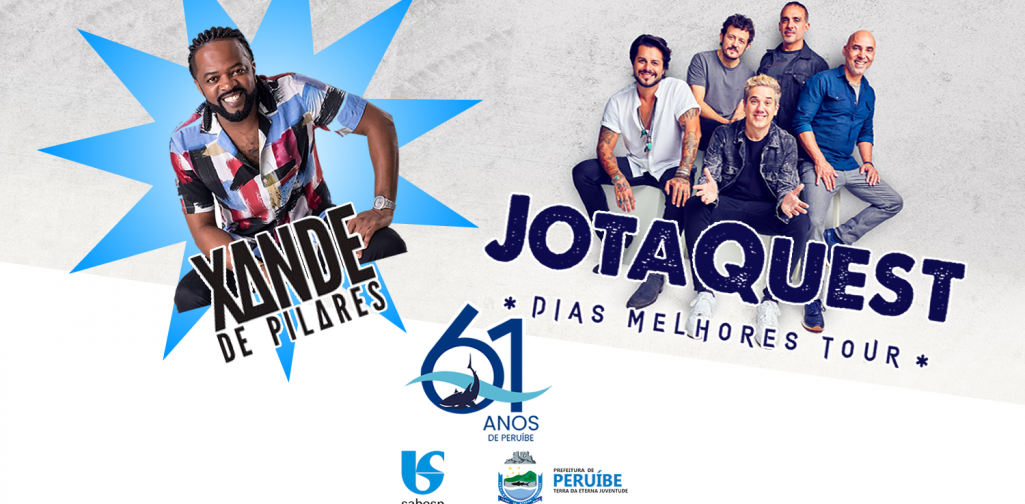 Peruíbe comemora aniversário com Jota Quest e Xande de Pilares