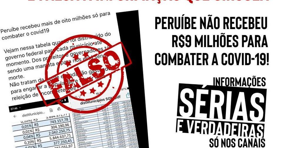 Peruíbe não recebeu 9 milhões do governo