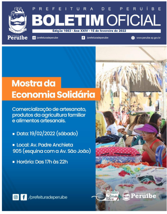 Boletim Oficial do Município – BOM – Edição 1083