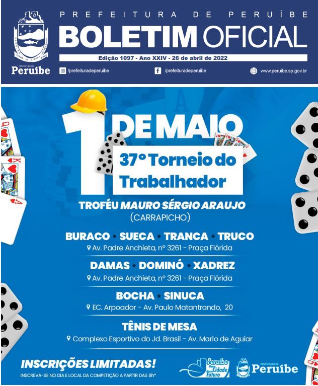 Boletim Oficial do Município – BOM – Edição 1097