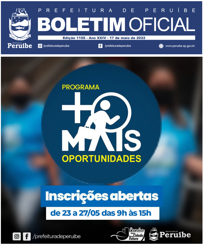 Boletim Oficial do Município – BOM – Edição 1105